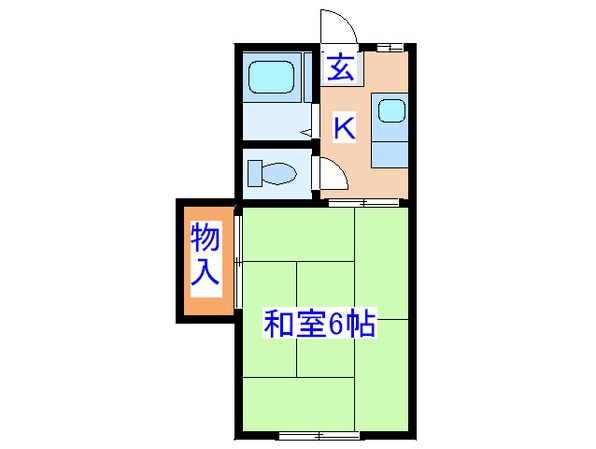 ファミ－ユ森谷の物件間取画像